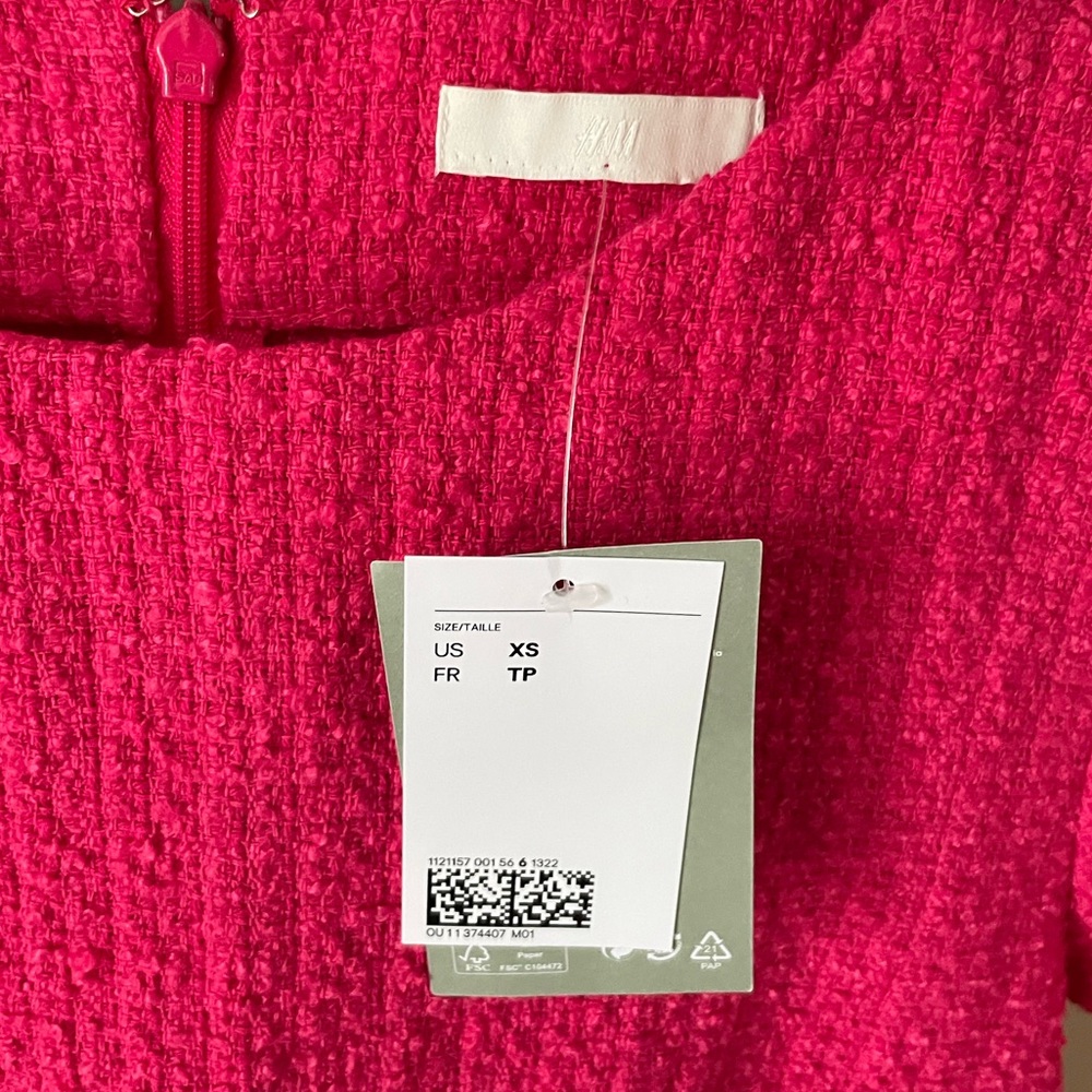 H&M jacquard weave dress 💗 - Picture 5 of 6